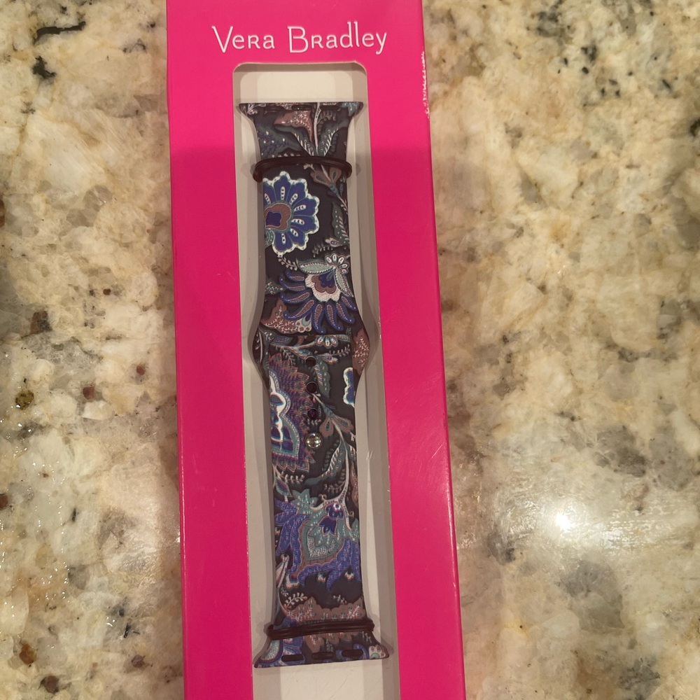 Vera Bradley Wrist Band for Apple Watch Java Navy Camo